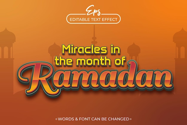 Vektor wunder im monat ramadan