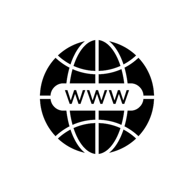 WWW-Icon-Vektordesign-Vorlage