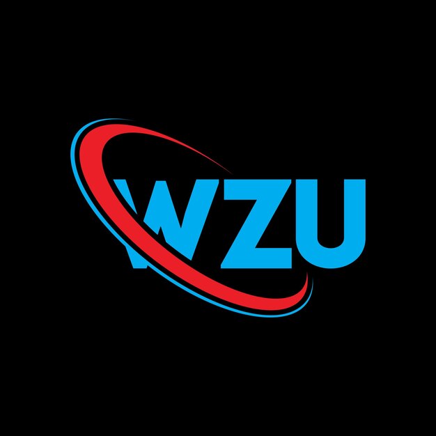 Wzu logo wzu brief wzu buchstaben logo-design initialen wzu-logo mit kreis und großbuchstaben monogramm-logo wzu typographie für technologie-geschäft und immobilien-marke