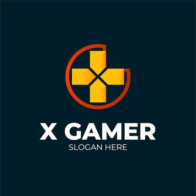 X gamer-logo-vorlage