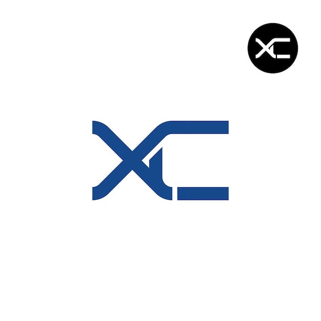 XC Monogrammbuchstaben-Logo-Design