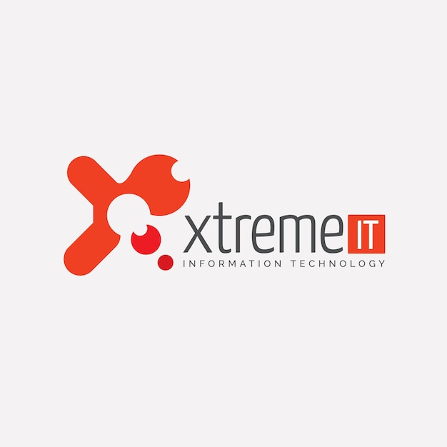 Xtreme technologycan it-logo-vorlage