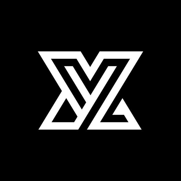 XZ-Buchstaben-LogoMinimalist-LogoLetter-LogoMonogramm-Logo