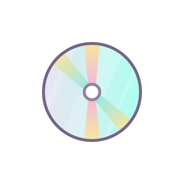 y2k-Schnittstelle Icon Laserdisc DVD-Schnittstellenelement