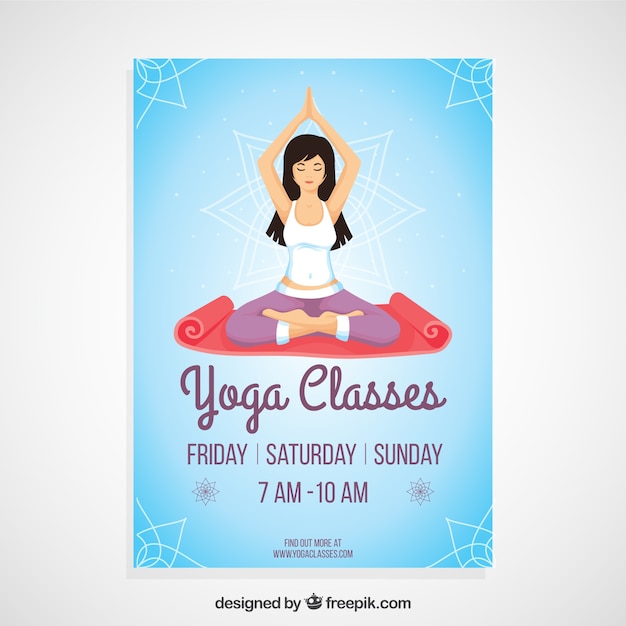 Yoga-kurse plakat