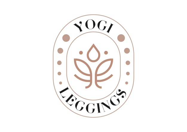 Yoga leggings logo 03