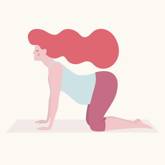 Yoga schwangere frau, die yoga-meditation praktiziert gesundheit entspannen lifestyle-konzept und babypflege