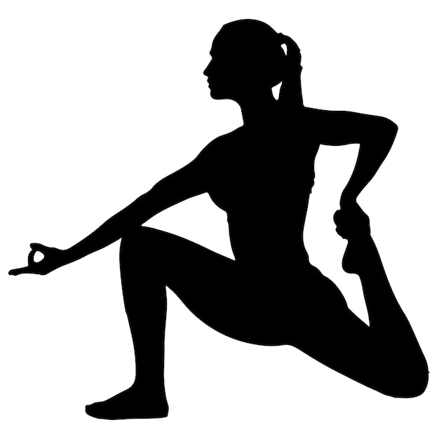 Yoga-silhouette-frau