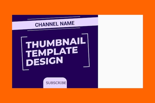 YouTube-Designvorlage