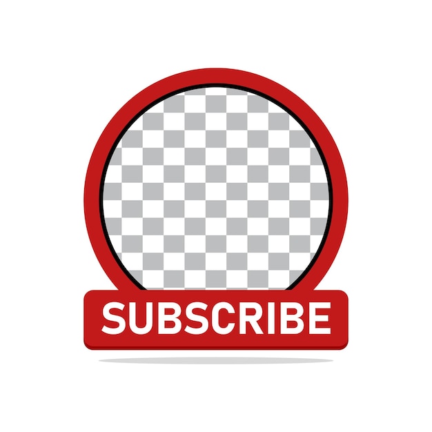 Youtube-kanal abonnieren button template design