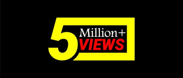 Youtube million views-elemente