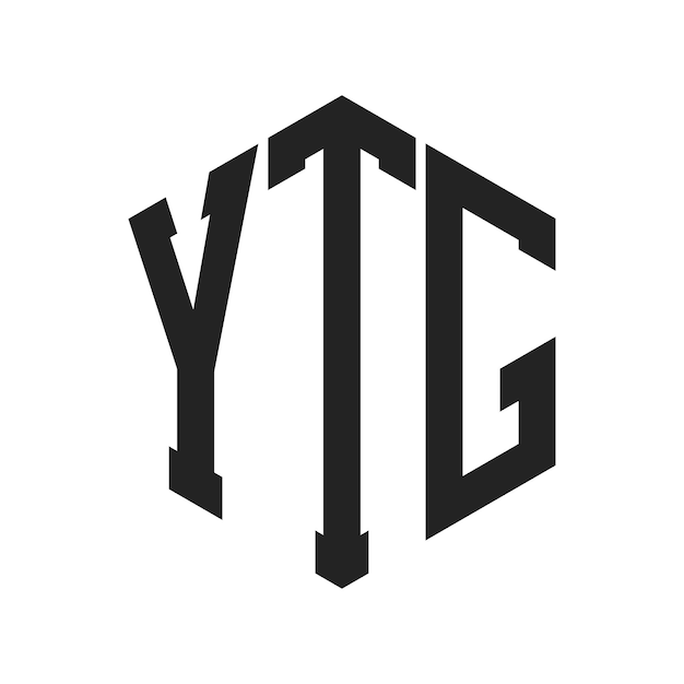 YTG Logo Design Anfangsbuchstaben YTG Monogramm Logo mit Sechseckform