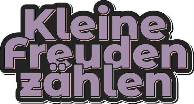 Vektor zählen sie das small joys lettering vector design