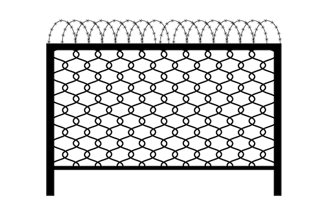 Zaun stacheldraht metall kettenglied mesh stahlnetz textur zaun käfig gitterwand