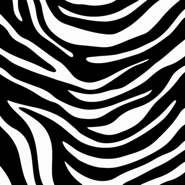 Zebra-muster-hintergrund-abstrakte wilde tierhaut-druck-design-flache vektor-illustration