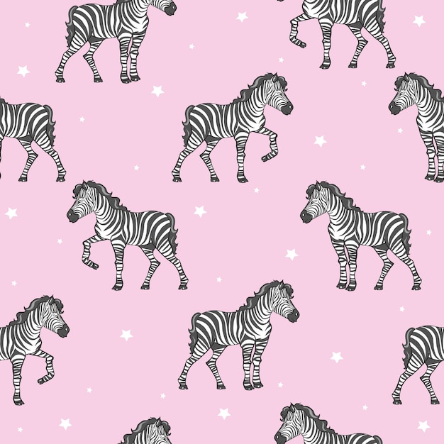 Zebra nahtlose muster