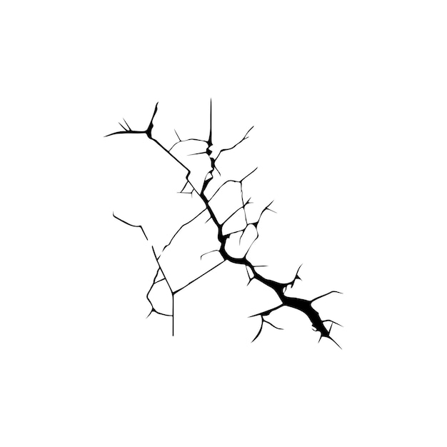 Zeichnung für die Wandcrack-Illustration