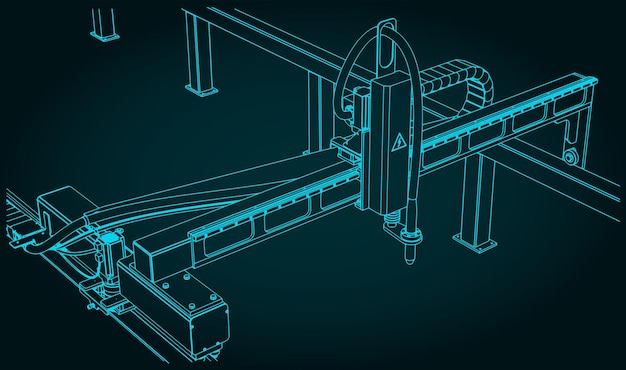 Zeichnungen für CNC-Plasma-Schneidmaschinen