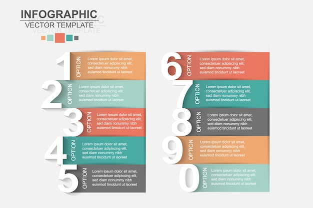 Vektor zeitachse infographics design vektor.