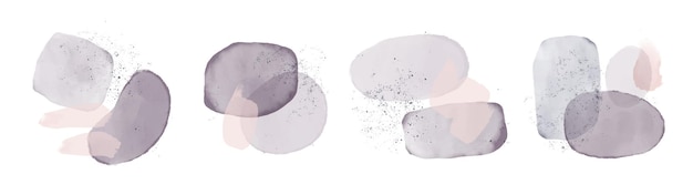 Zeitgenössische dekoration der abstrakten aquarellkunst für hintergrunddekoration modernes handgezeichnetes grafikelement der grafik