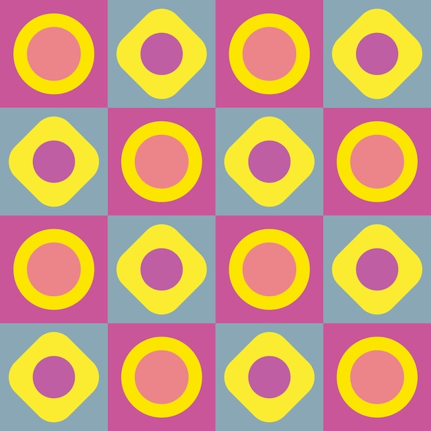 Zeitgenössischer moderner Hintergrund des geometrischen Musterdesignkunstnahtlosen Gekritzels für Stoffillustration