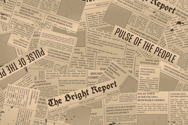 Zeitung realistische Zeitung Textur Hintergrund