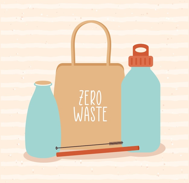 Vektor zero-waste-design