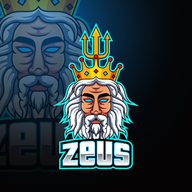 Zeus esport maskottchen logo