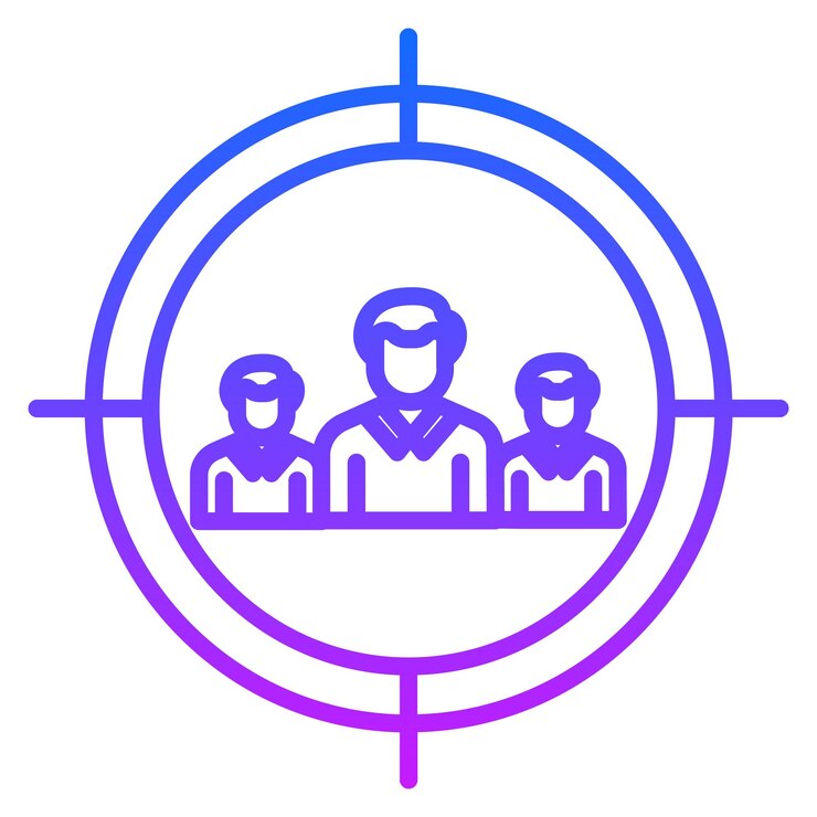 Vektor zielgruppe-symbol