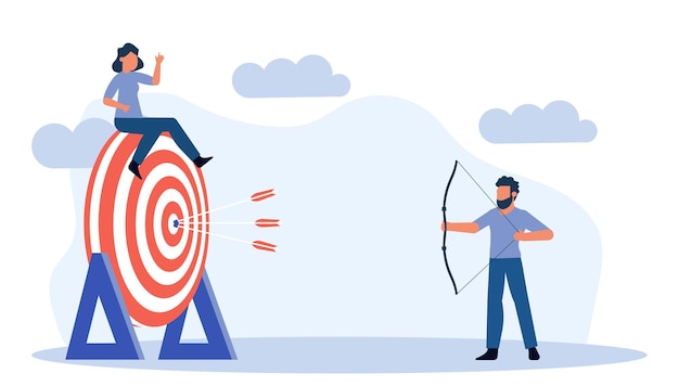 Zielstrategie-Teamarbeit