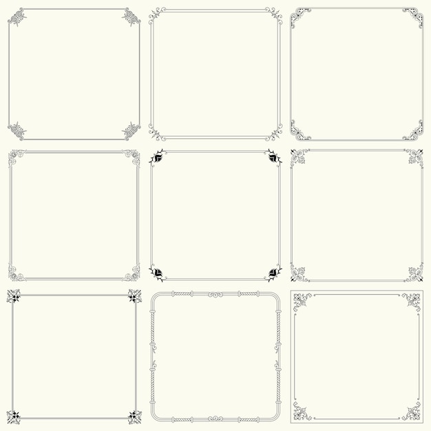 Zierrahmen (Set 18)