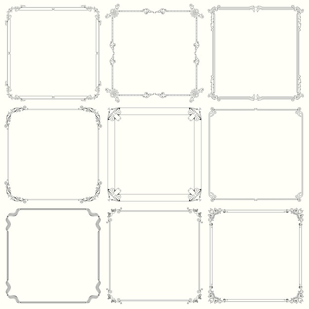 Zierrahmen (Set 22)