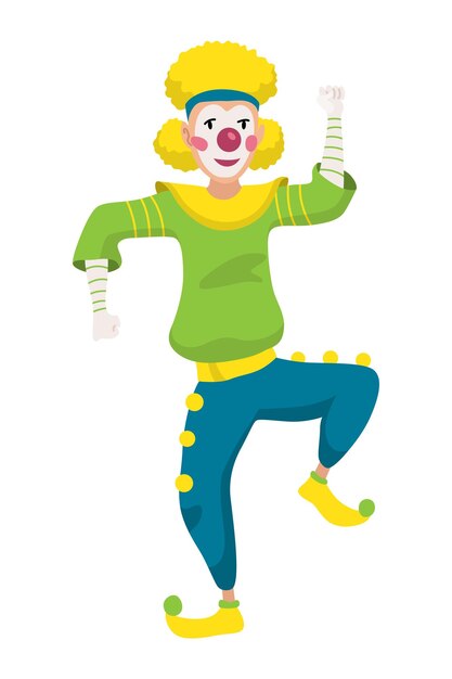 Zirkusclown Kinder Urlaubscharakter Unterhaltungskünstler Scherz Darsteller Shapito Zirkus-Show