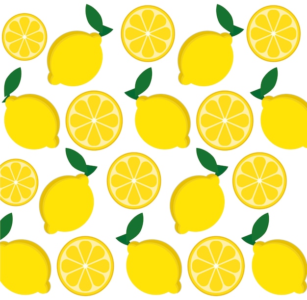 Zitrone trägt Hintergrunddesign Früchte