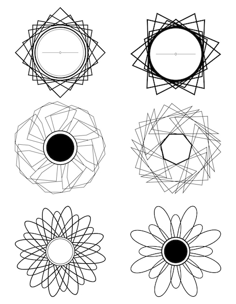 Vektor zitronenzweige mit fruchtblumen und blättern, die einen zitronenkranz umrahmen