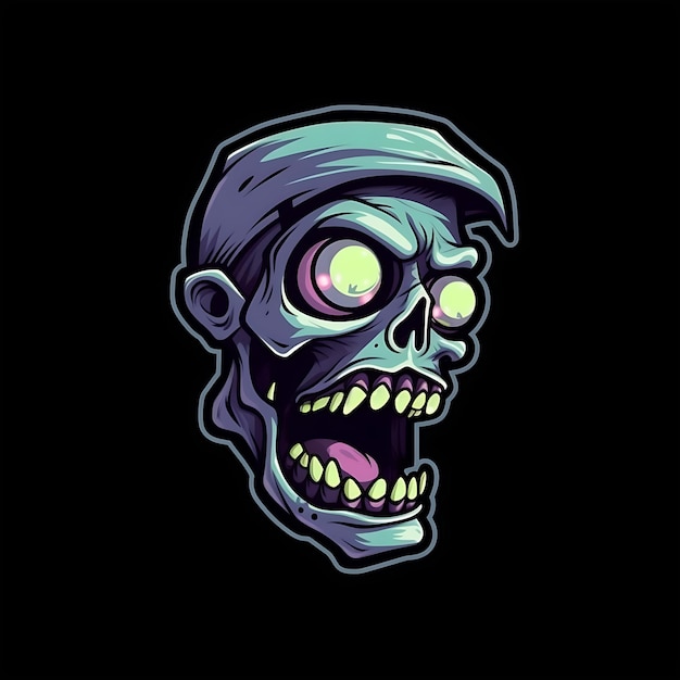 Vektor zombie-vektor-illustration