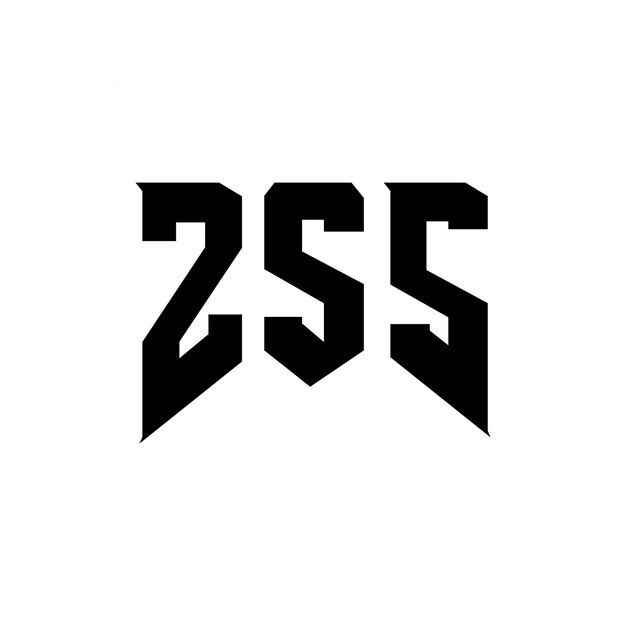 ZSS-Letter-Logo-Design für das Technologieunternehmen ZSS Logo-Design Schwarz-Weiß-Farbkombination ZSS Logo ZSS Vektor ZSS-Design ZSS-Ikonen ZSS Alphabet ZSS Typografie Logo-Design