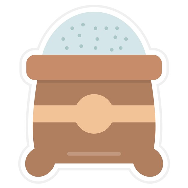 Zucker-ikonen-vektorbild kann für bäckerei verwendet werden