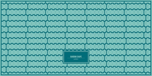 Zufälliges formmuster horizontal ausgekleidet