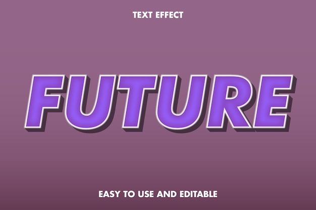 Zukünftiger Texteffekt editierbar.