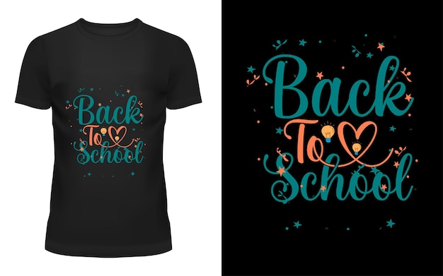 Vektor zurück zur schule t-shirt-designs