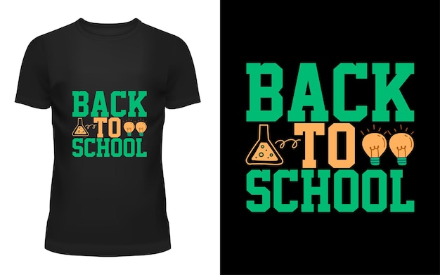 Vektor zurück zur schule t-shirt-designs