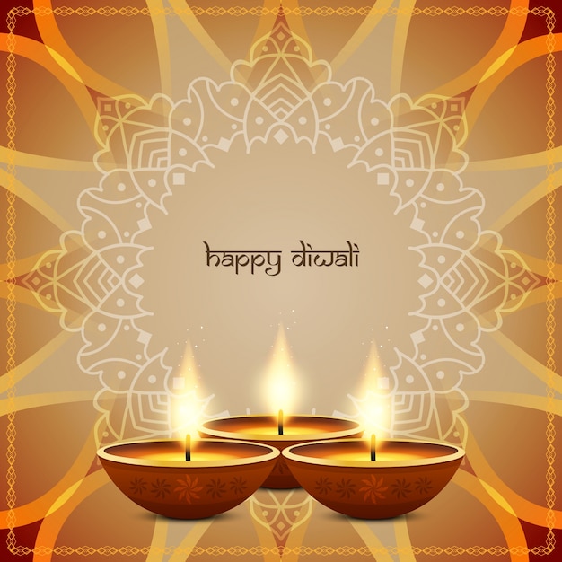 Zusammenfassung schöne happy diwali hintergrund