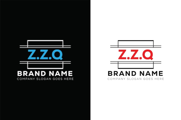 Vektor zzq buchstaben-logo-design zzq geschäfts- und immobilien-monogramm-logos-vektorvorlage