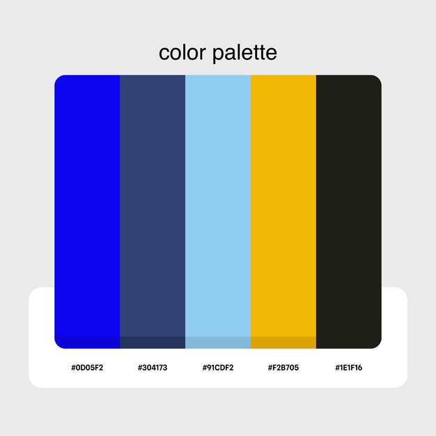 170829 Color Palettes With Color Codes Colorful Blue Brown Gold Yellow Beach