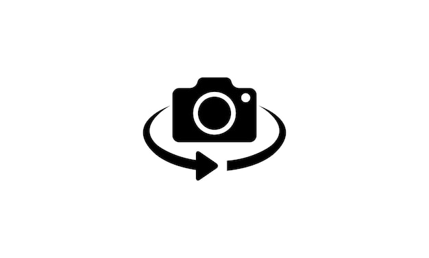 360 degrees camera rotate vector,Panorama camera photo icon