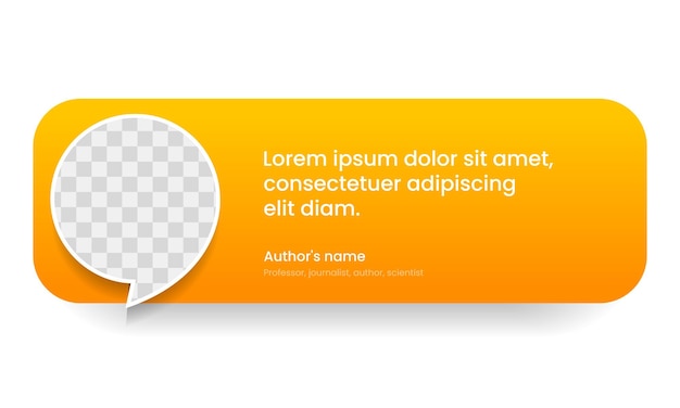 3d bubble testimonial banner quote infographic social media post template designs for quotes