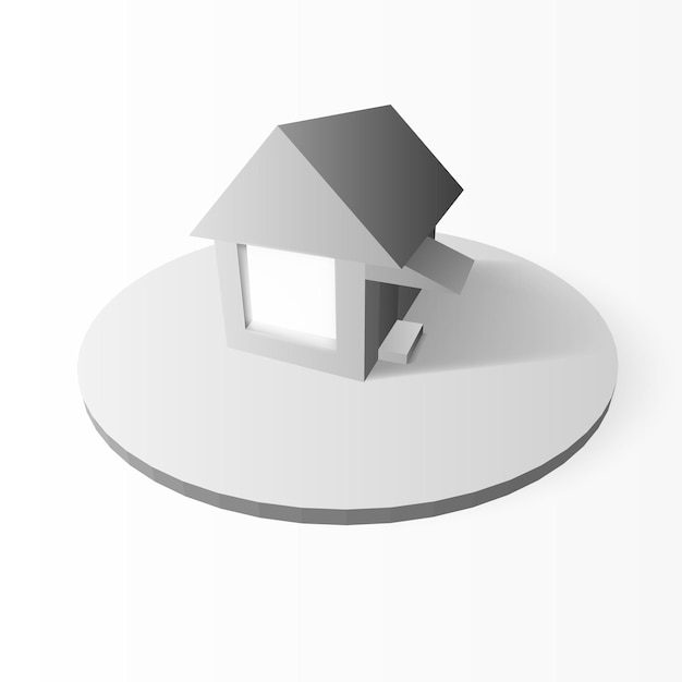 3D Perspective View Of White House