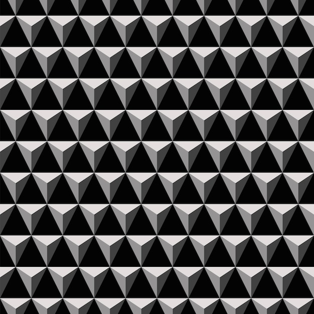 3d triangular pyramid pattern