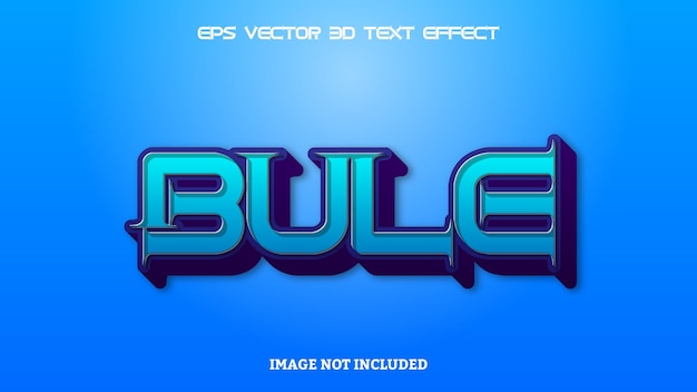 3D upravitelná šablona návrhu textového efektu Ai Vector